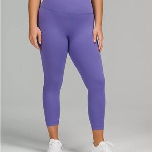Lululemon Pitch Purple Wunder Train Leggings